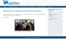 Tablet Screenshot of club.superdoc.com